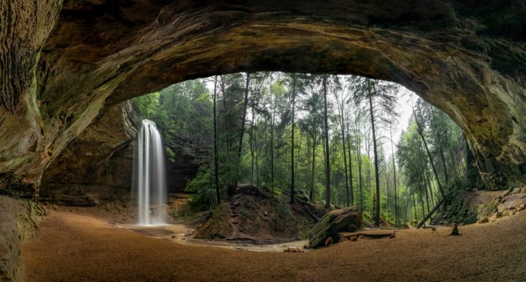 A spectacular Midwest weekend getaway excursion is to see waterfalls at Hocking Hills.