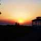Romantic sunset with gazebo in Geneva Ohio