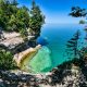 a cliffside at pictured rocks lakeshore weekend getaways in michigan