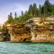 pictured rocks lakeshore national park in Michigan