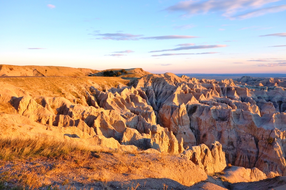 These sweeping viewsof surreal jagged yellow rocks of Badlands National Park show it is one of the best things to do in South Dakota.