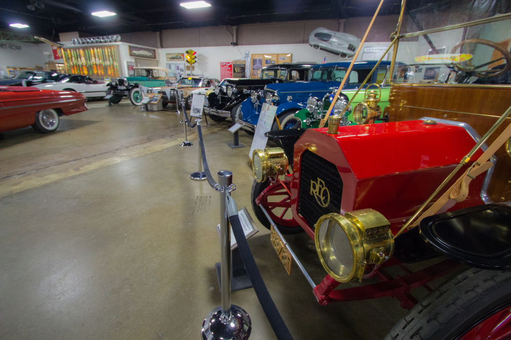 Old cars in a museum one of the things to do in Lansing MI