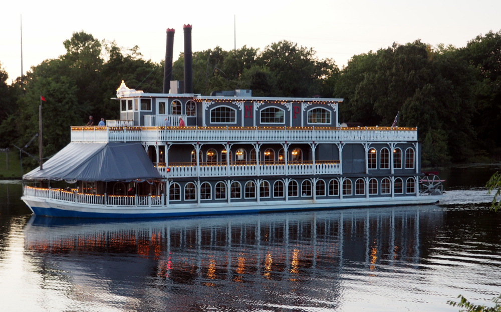 A steamboat on the river vissitin Princess cruises is one of the things to do in Lansing MI