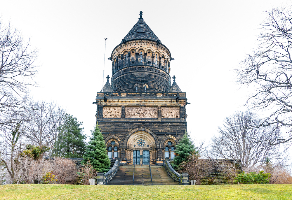 The James A. Garfield Memorial at the Lake View Cemetery.