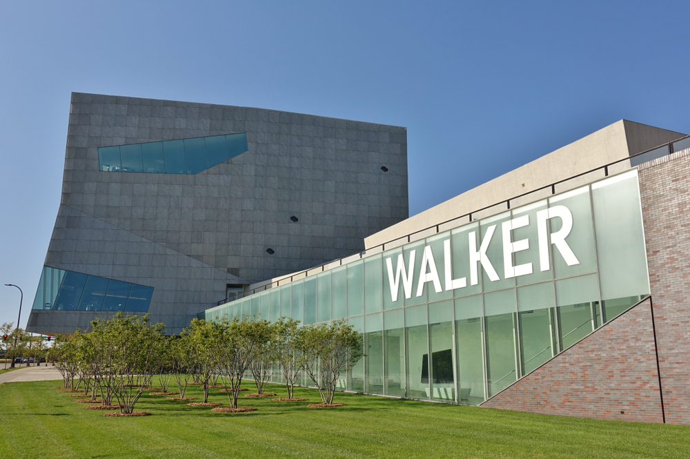 The grey brock and glass Walker Art Center one of the things to do in Minneapolis