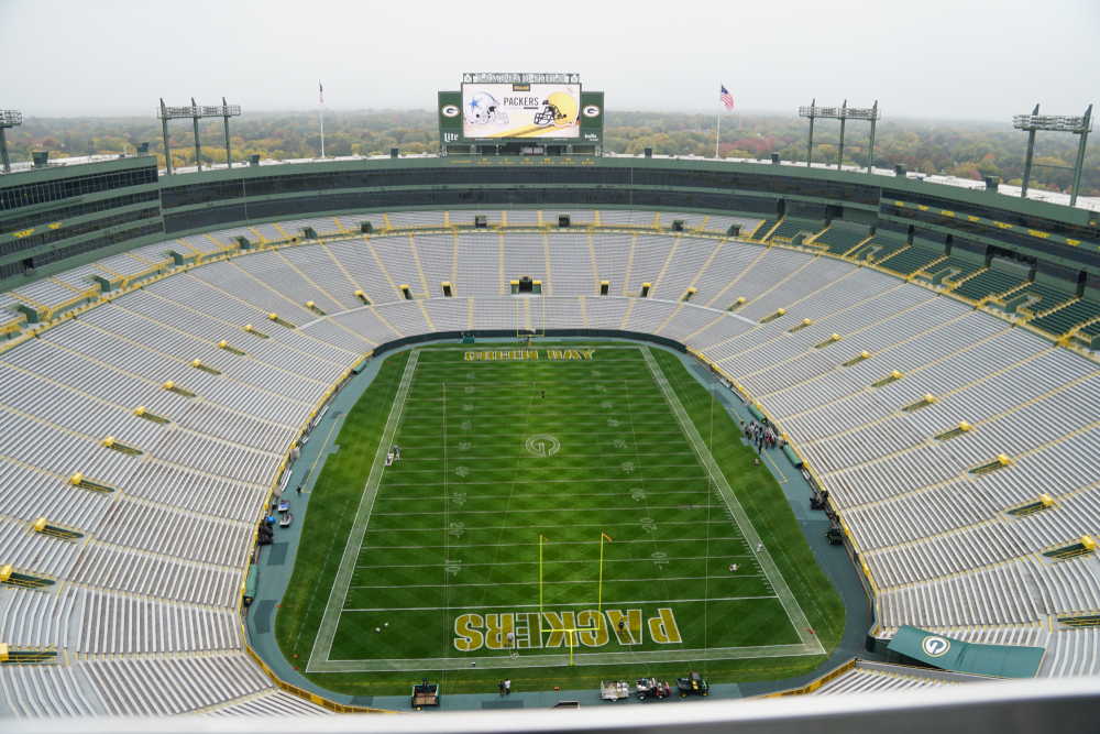 a huge play ground with seats around it things to do in green bay