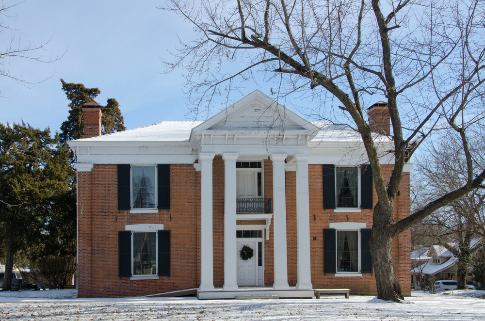 A winter day at the John Wornall House, one of the best local museums in Kansas City.