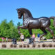 The massive bronze horse statue that is modeled after Leonardo da Vinci's sketches, one of the best things to do in Grand Rapids.