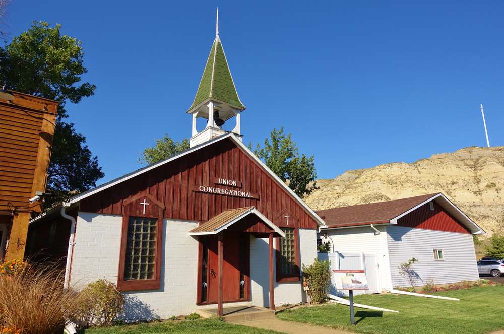An old church in Medora, one of the best small towns in North Dakota.
