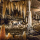Underground stalagmites and stalagtites in an Ohio cave