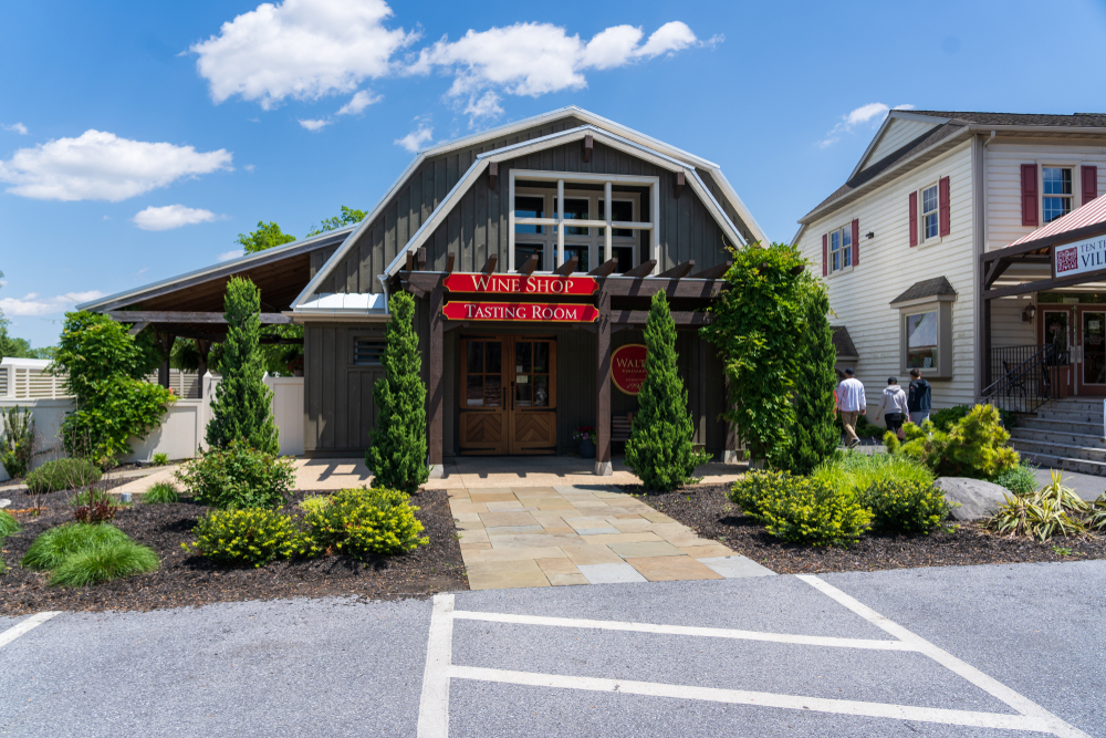 Wine Shop at the Kitchen Kettle complex, which is located on the main street of the village of the tourist destination in Lancaster County.