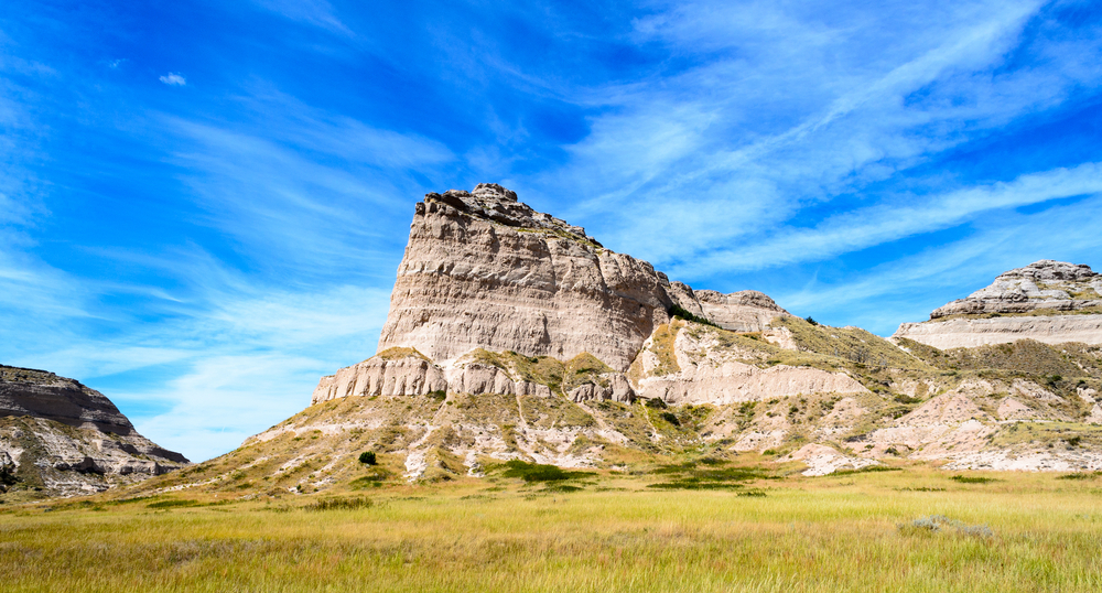 Rugged Butte at Scotts Bluff National Monument. One fo the things to see in the midwest