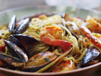 Restaurants in Helena showcasing pasta with clams