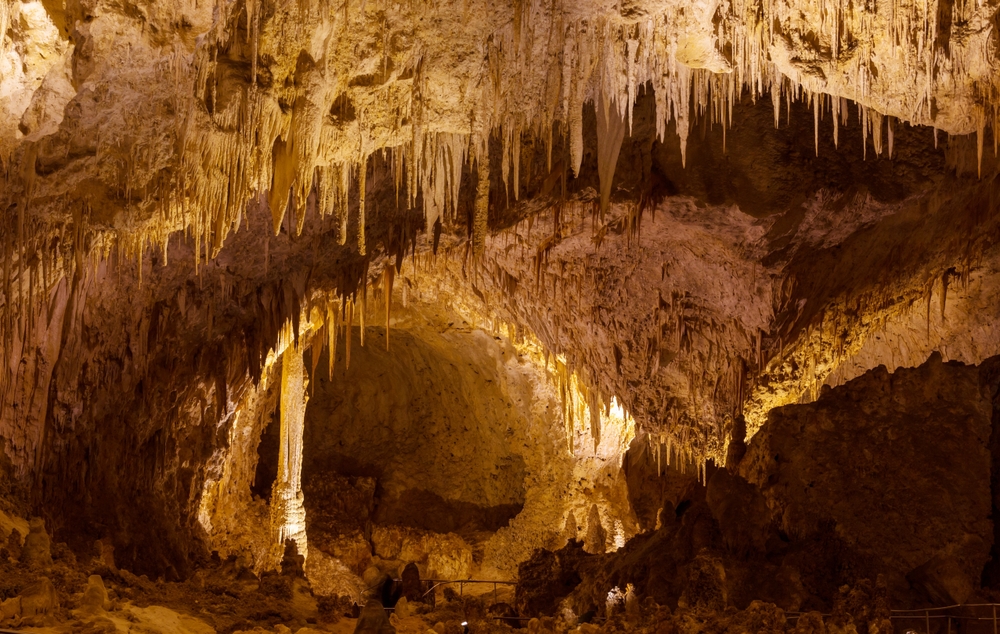 cave with stalagmites