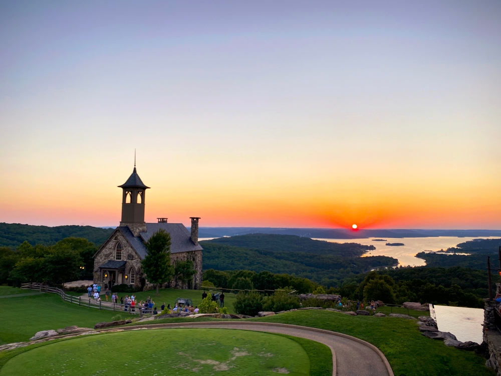 Chapel above Table Rock Lake in Branson, Missouri