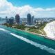 coastal city with a long beach flights from chicago