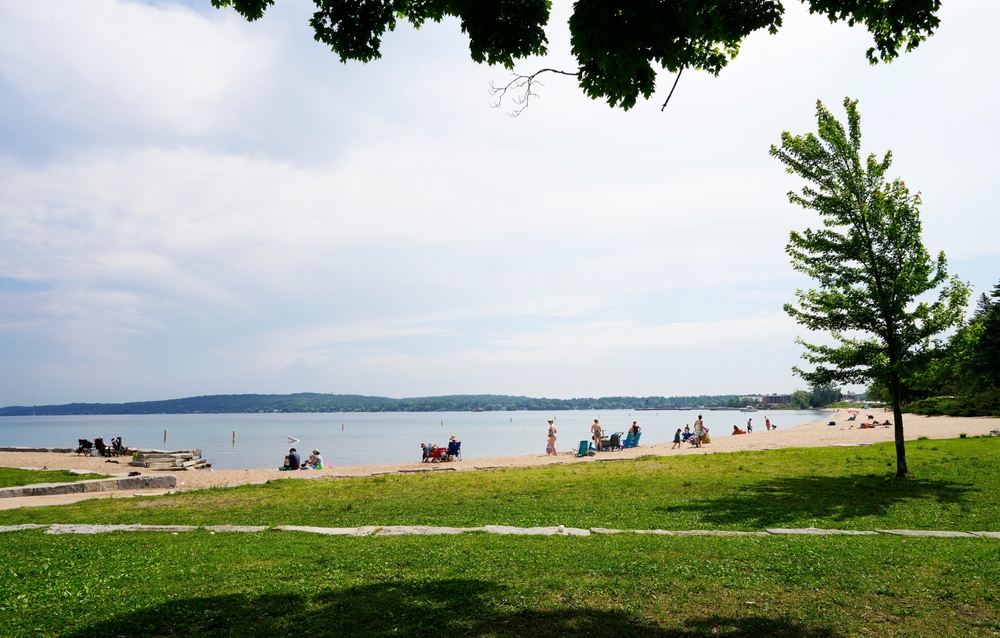 Traverse City, Michigan: View of Clinch Park